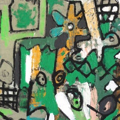 Money Man - Large Original Mixed Media Artwork