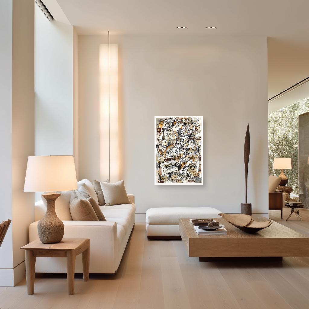 Cash on the Barrelhead - Abstract Expressionist Spontaneous Contemporary Art 4