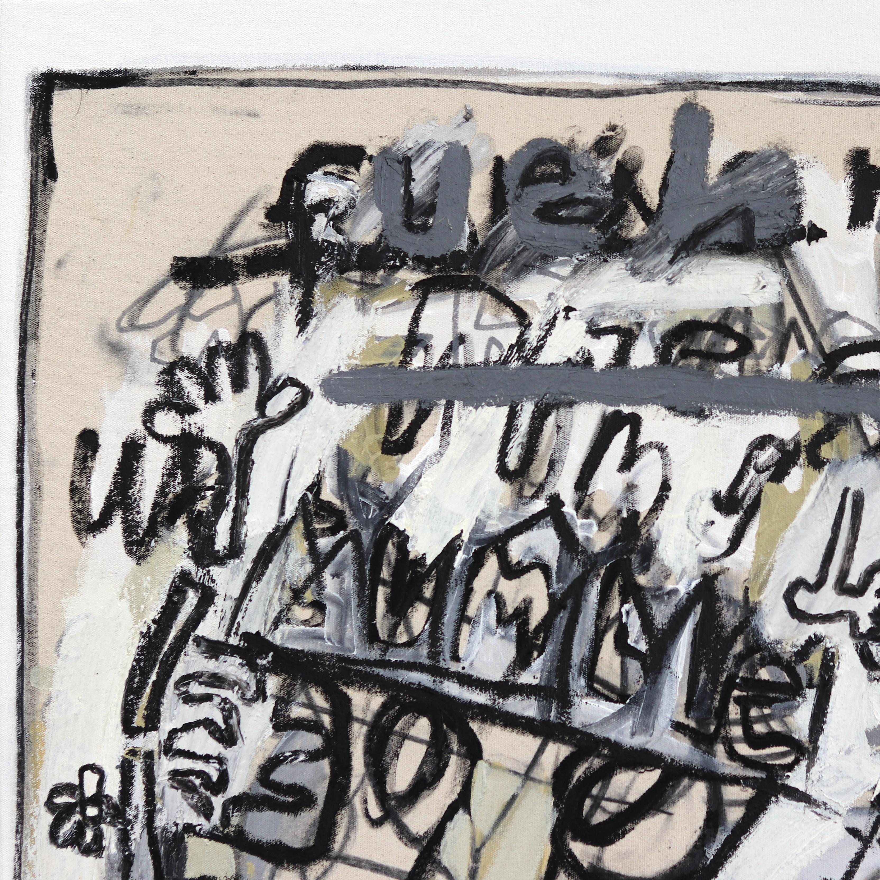 Swedish artist Jonas Fisch’s imagery is vibrantly buzzing with colorful commentary on society - past and present - morphed into figures, words, and shapes. His heavily layered canvases are the foundations of a new visual dialogue. Fisch paints with