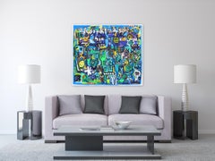 Magical Mycorrhiza - Arte originale - Esplorazione vibrante della Nature e della connessione