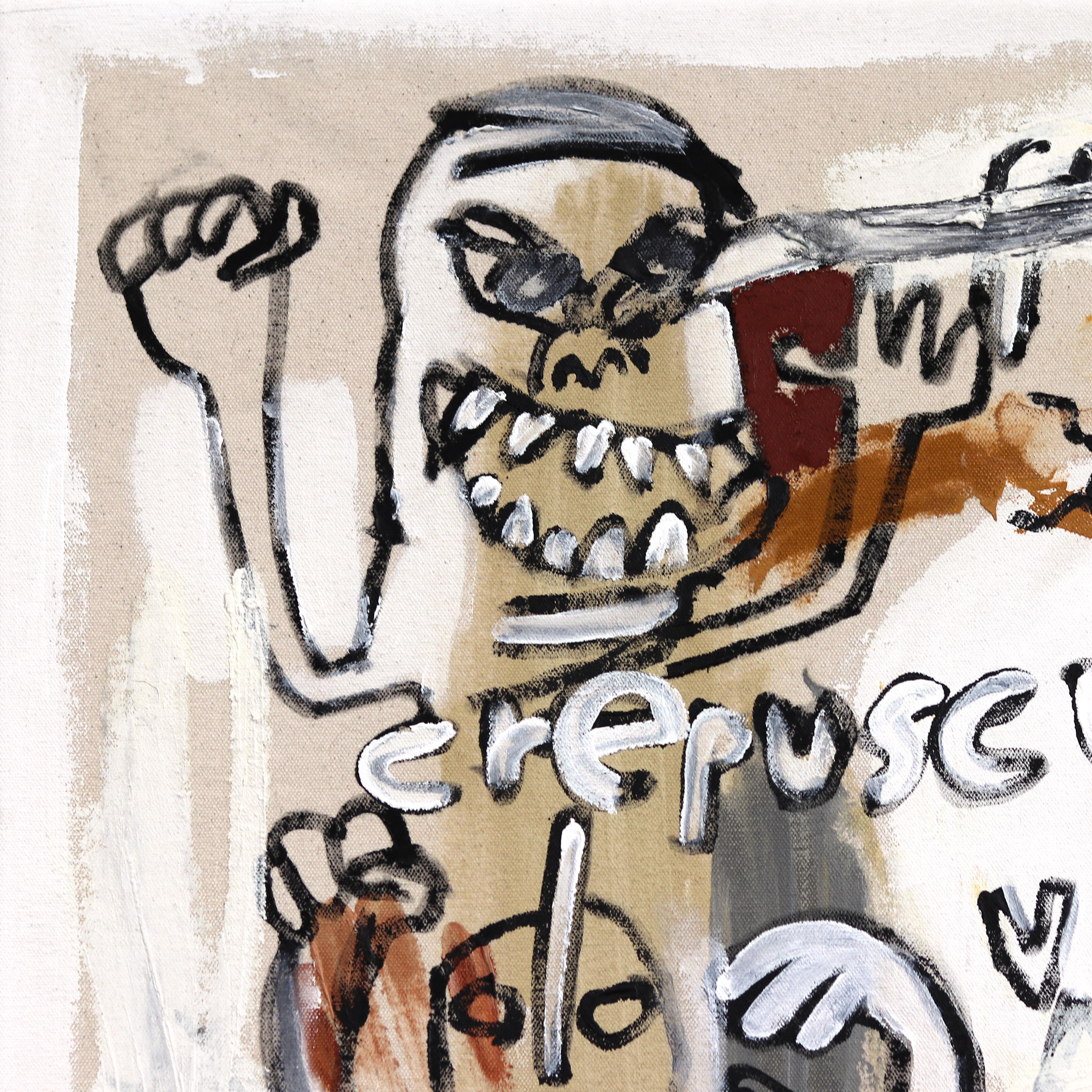 L'imagerie de l'artiste suédois Jonas Fisch est vibrante et bourdonne de commentaires colorés sur la société - passée et présente - transformés en figures, mots et formes. Ses toiles fortement stratifiées sont les fondements d'un nouveau dialogue