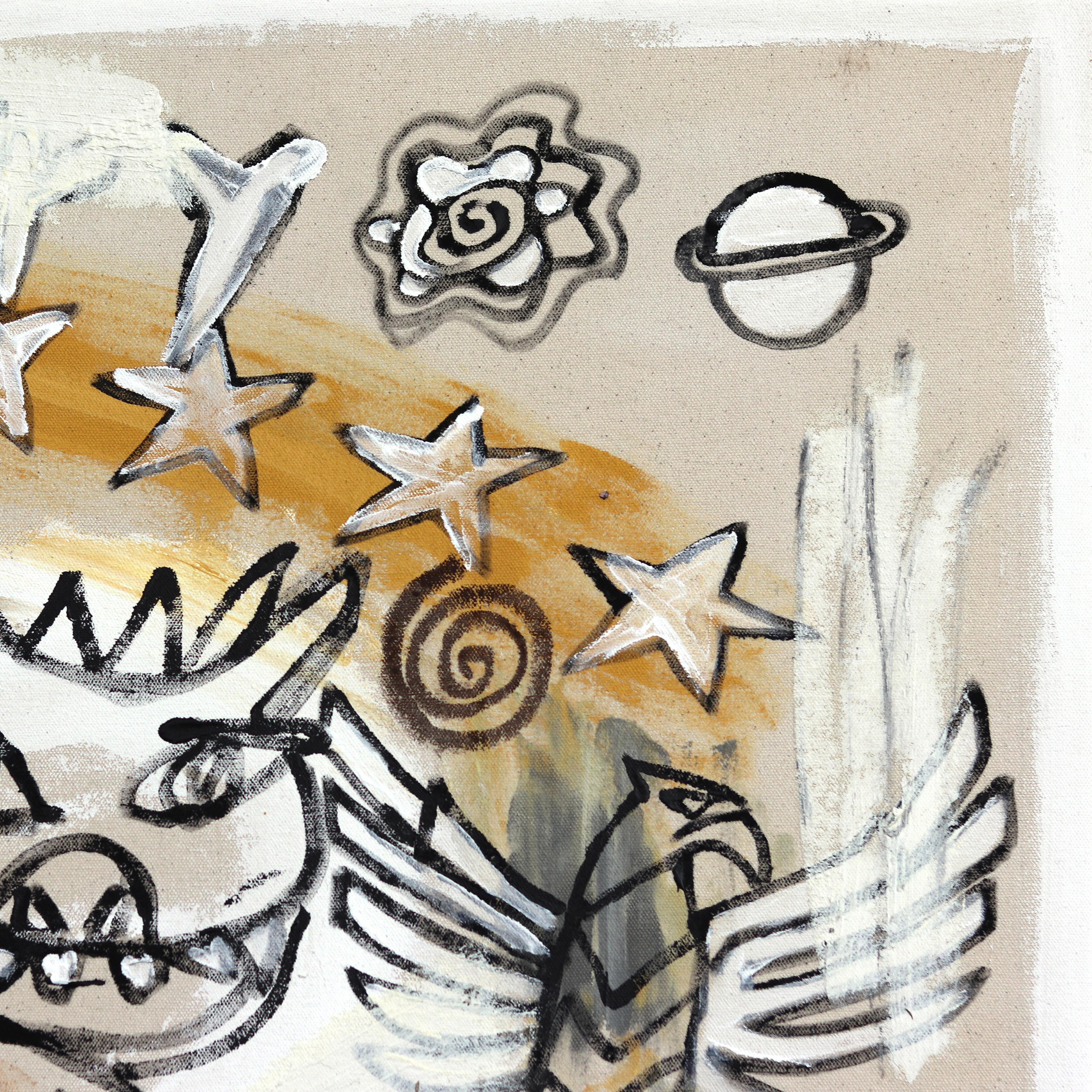 Engoulevent - Abstrait Expressionniste énergique Spontané Peinture contemporaine en vente 2