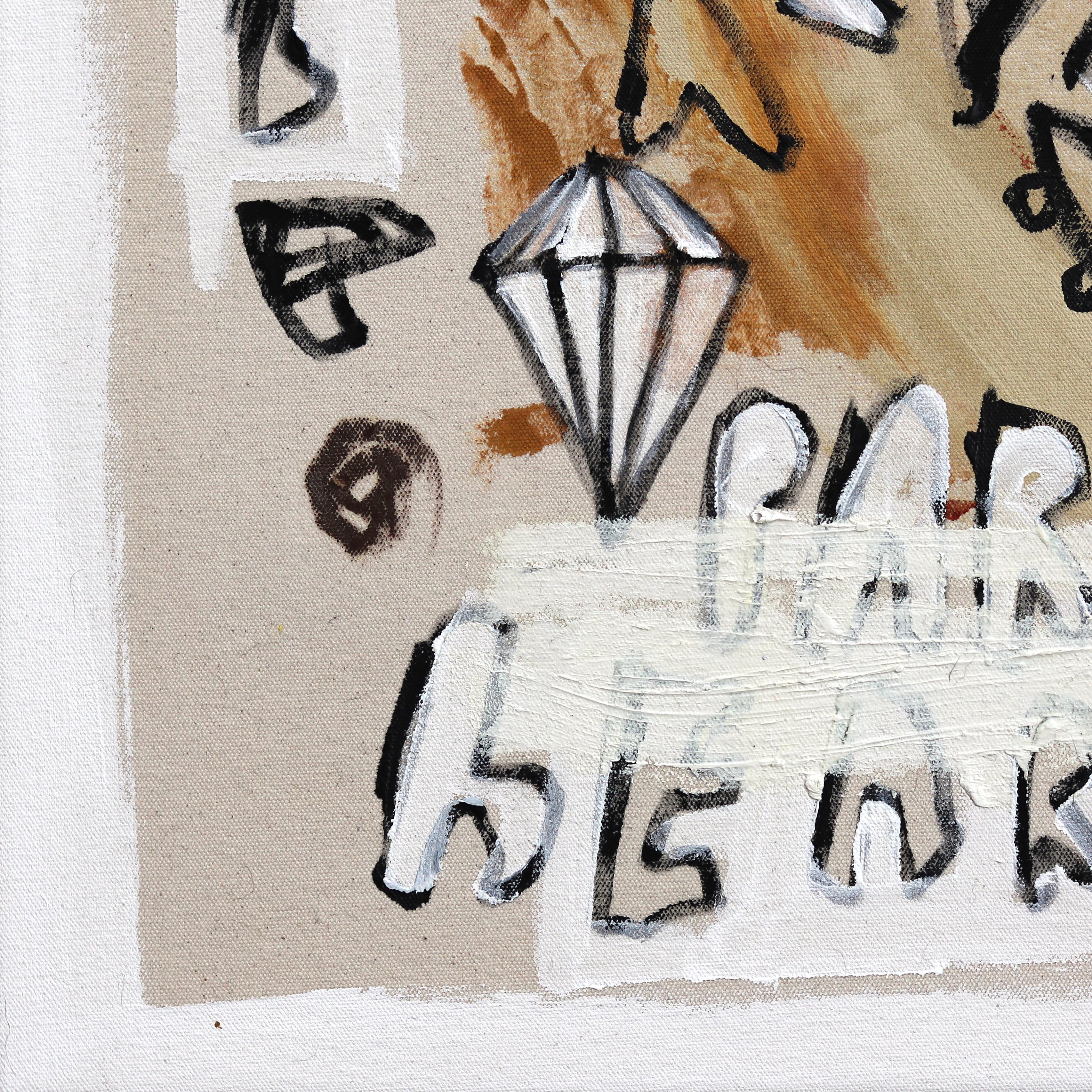 Engoulevent - Abstrait Expressionniste énergique Spontané Peinture contemporaine en vente 4