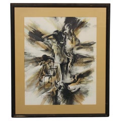 Litografia numerata "Nudo composto" di Jonas Gerard