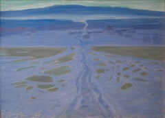 Blaue Berglandschaft, Finnland, 1922