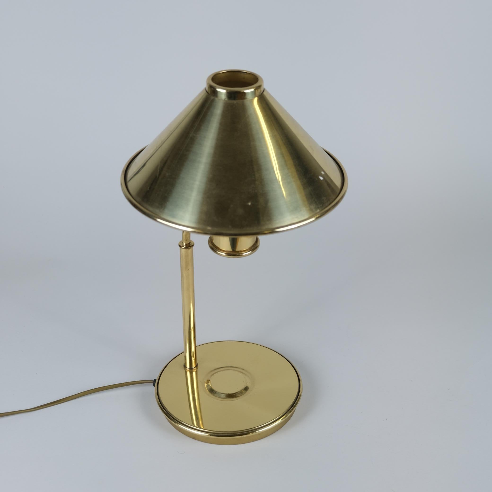 Laiton Lampe de table 