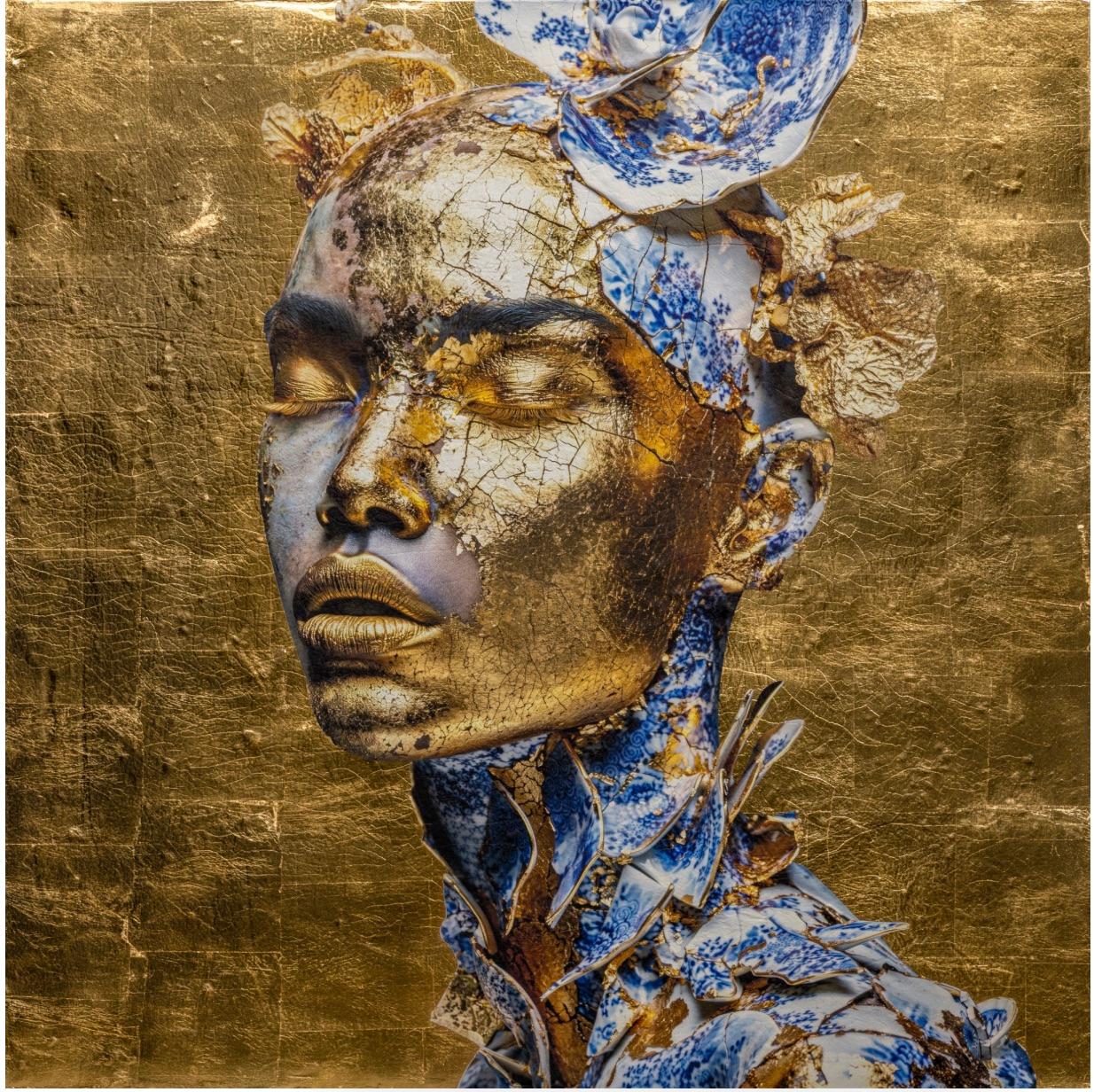 Jonas Leriche Portrait Photograph - Kintsugi Couture
