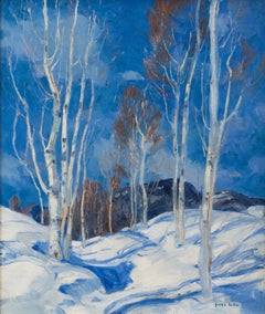 Treis de bouleau en bois de neige
