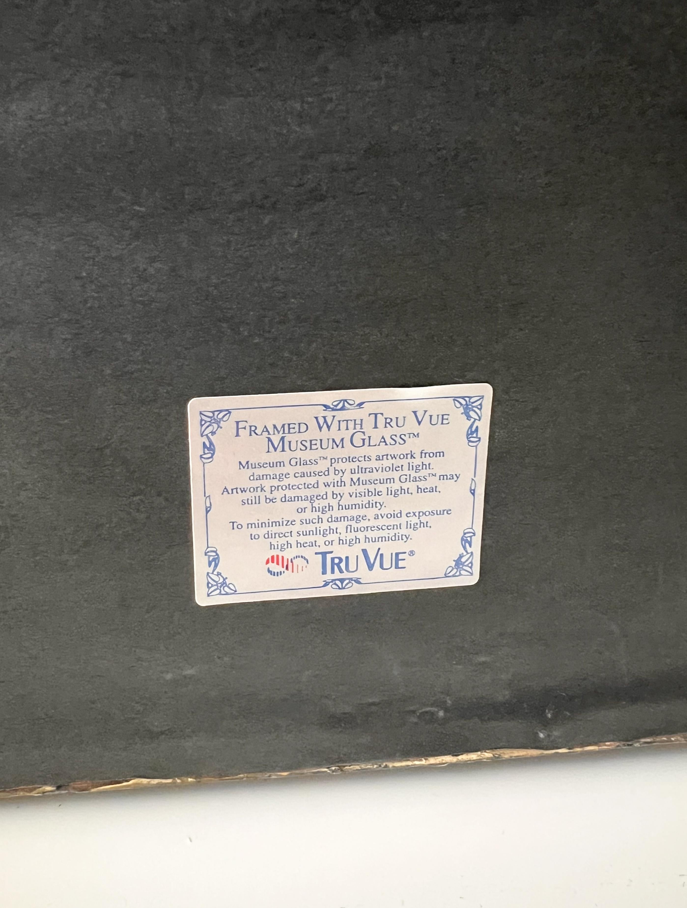 New York City Impressionist Painting.  Coastal Steamships in Art Deco Frame. For Sale 1