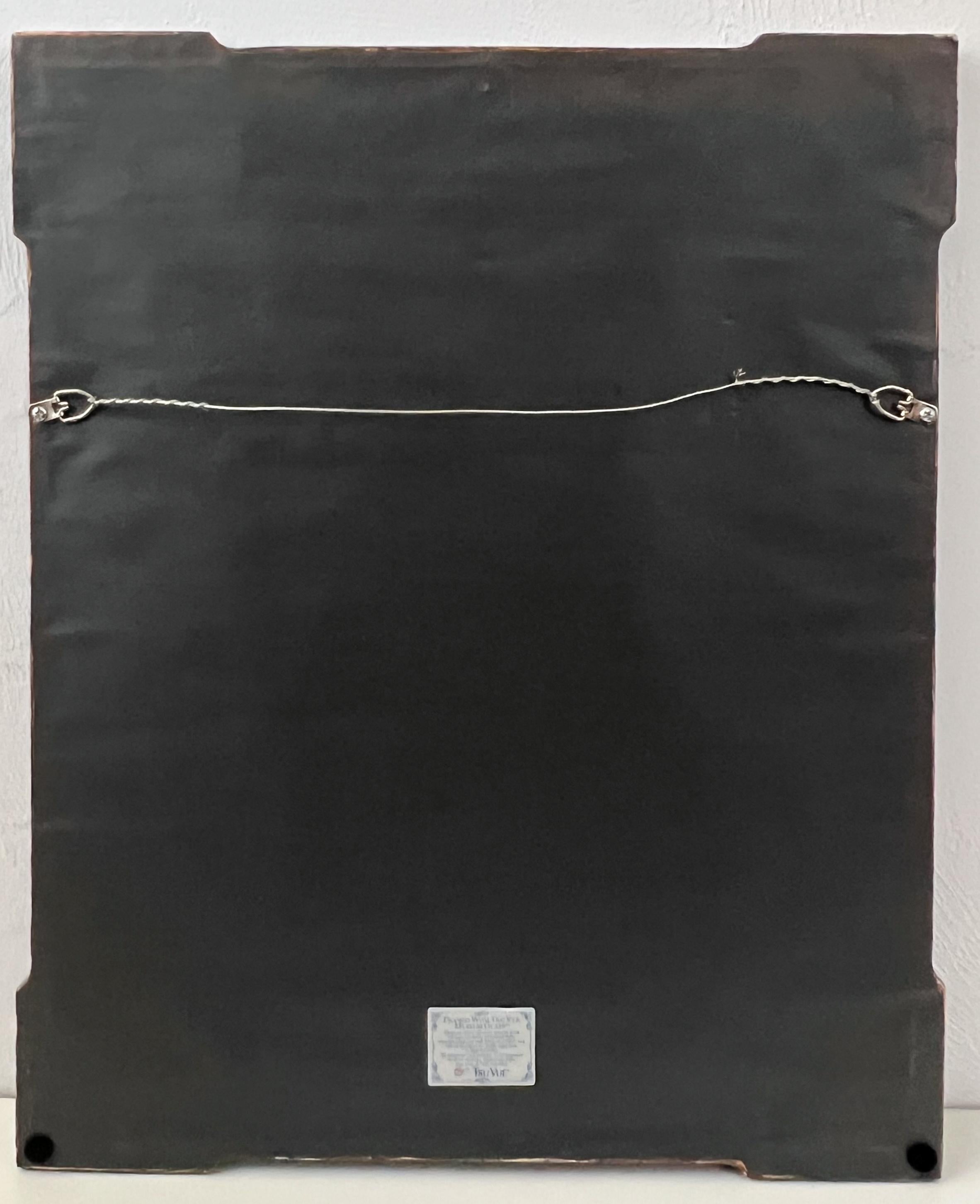 New York City Impressionist Painting.  Coastal Steamships in Art Deco Frame. For Sale 2