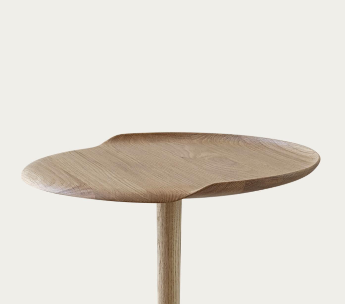 XXIe siècle et contemporain Jonas Lyndby Jensen Akande Side Tbale Types de bois : Chêne pour une collection en vente