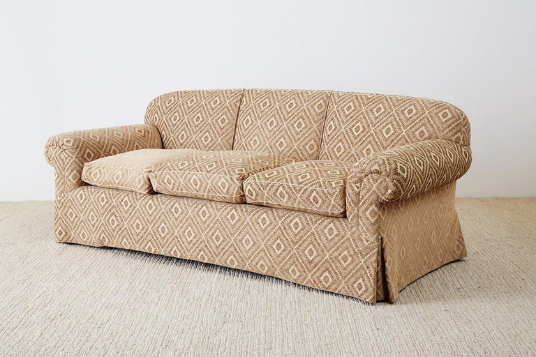 Jonas New York English Style Three-Seat Sofa at 1stDibs