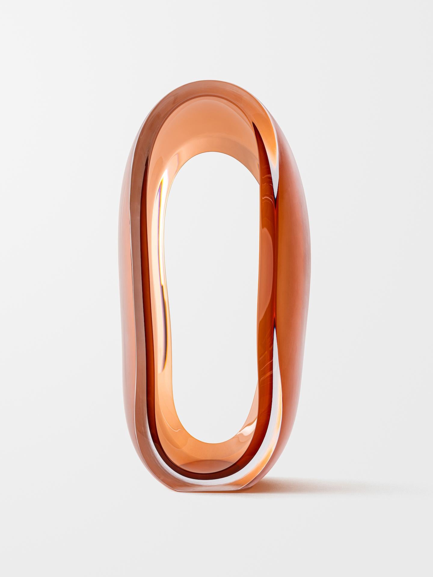 Loops (Orange) - Sculpture by Jonas Noël Niedermann