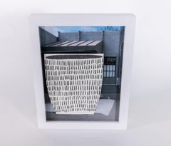 Jonas Wood Signed Collage with Hand Colored Pencil on Book Cover