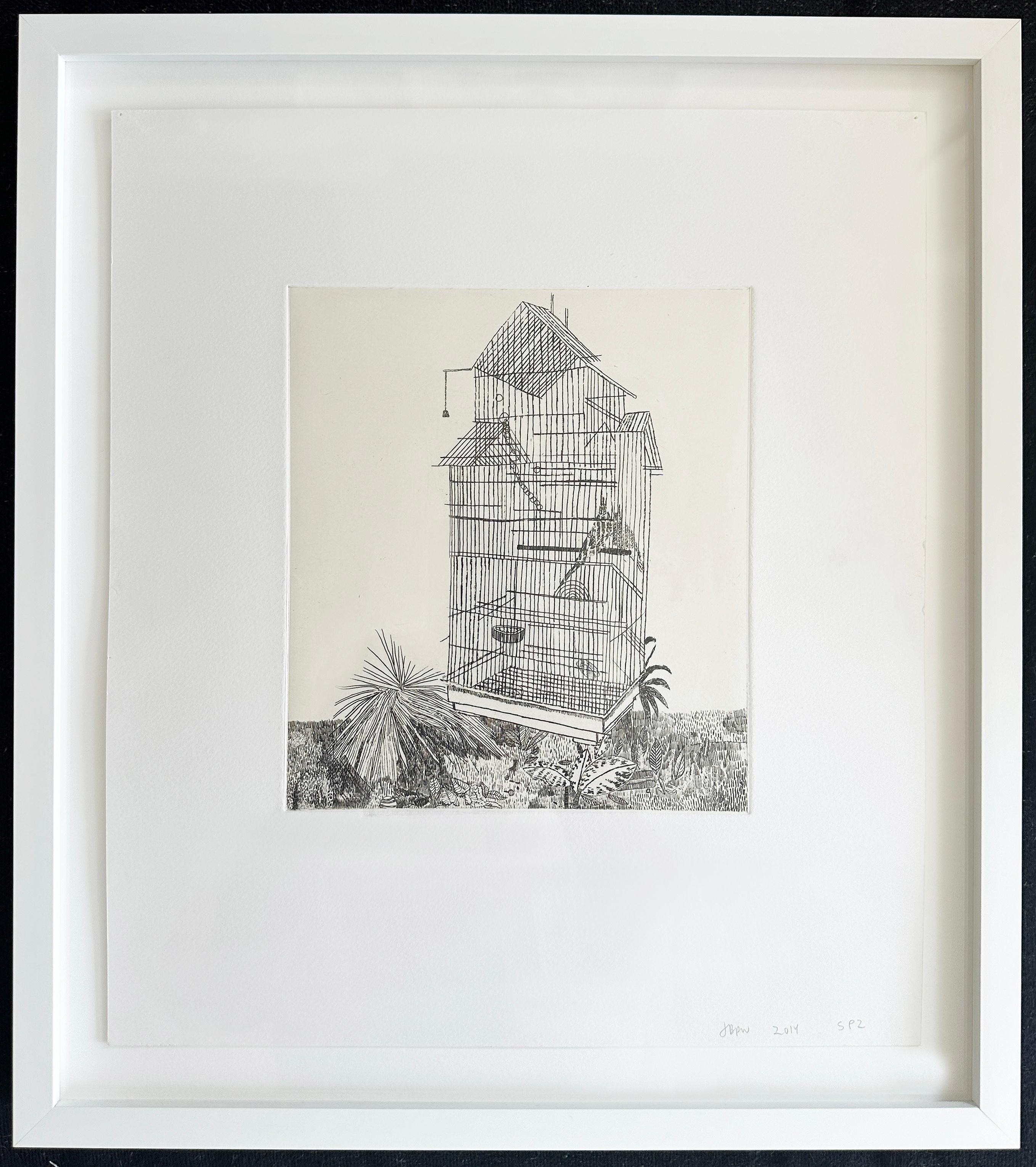 Rare Jonas Wood print!
etching 
2014
paper size- 15.75 x 13.75
frame size- 18.75 x 16.75 x 1.5"
signed and dated
SP2
*two small pinholes in the upper corner, from artist's studio