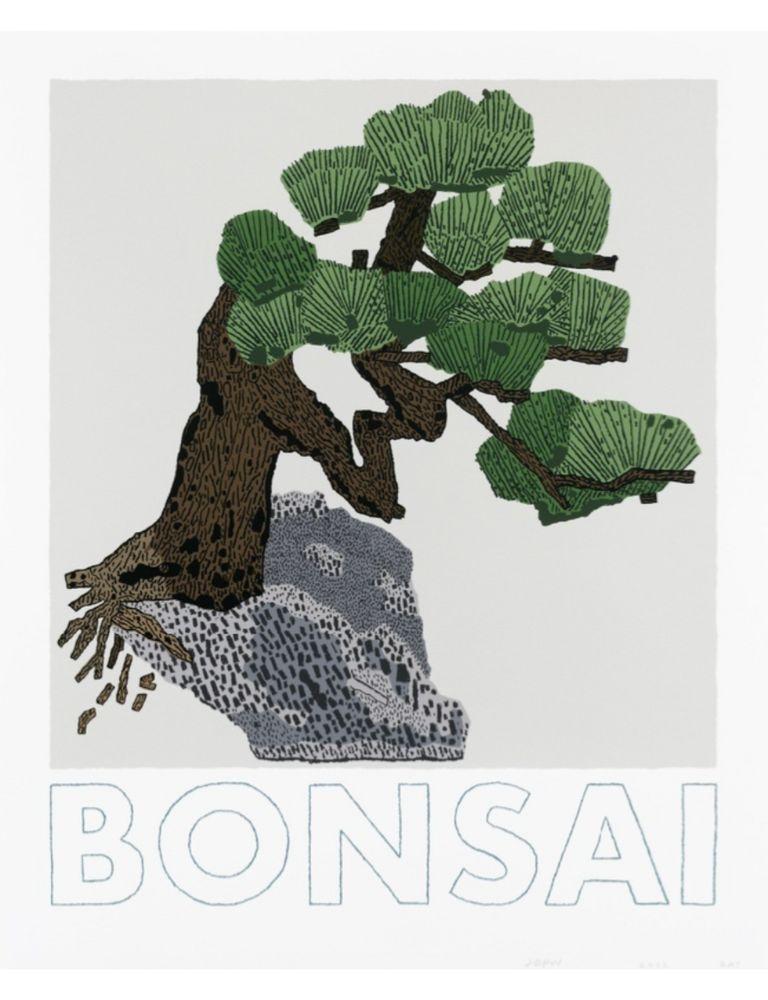 Jonas Wood Landscape Print - Bonsai