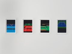 Four Majors, set of screenprints by American Contemporary Artist Jonas Wood