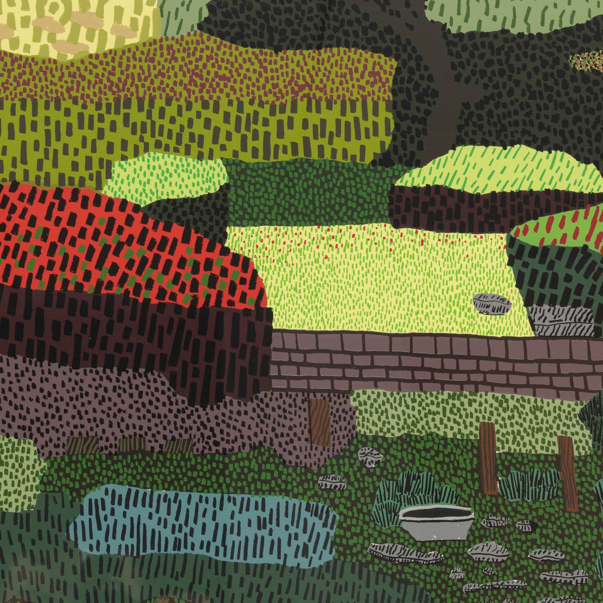 Giardino giapponese - Print Contemporaneo di Jonas Wood