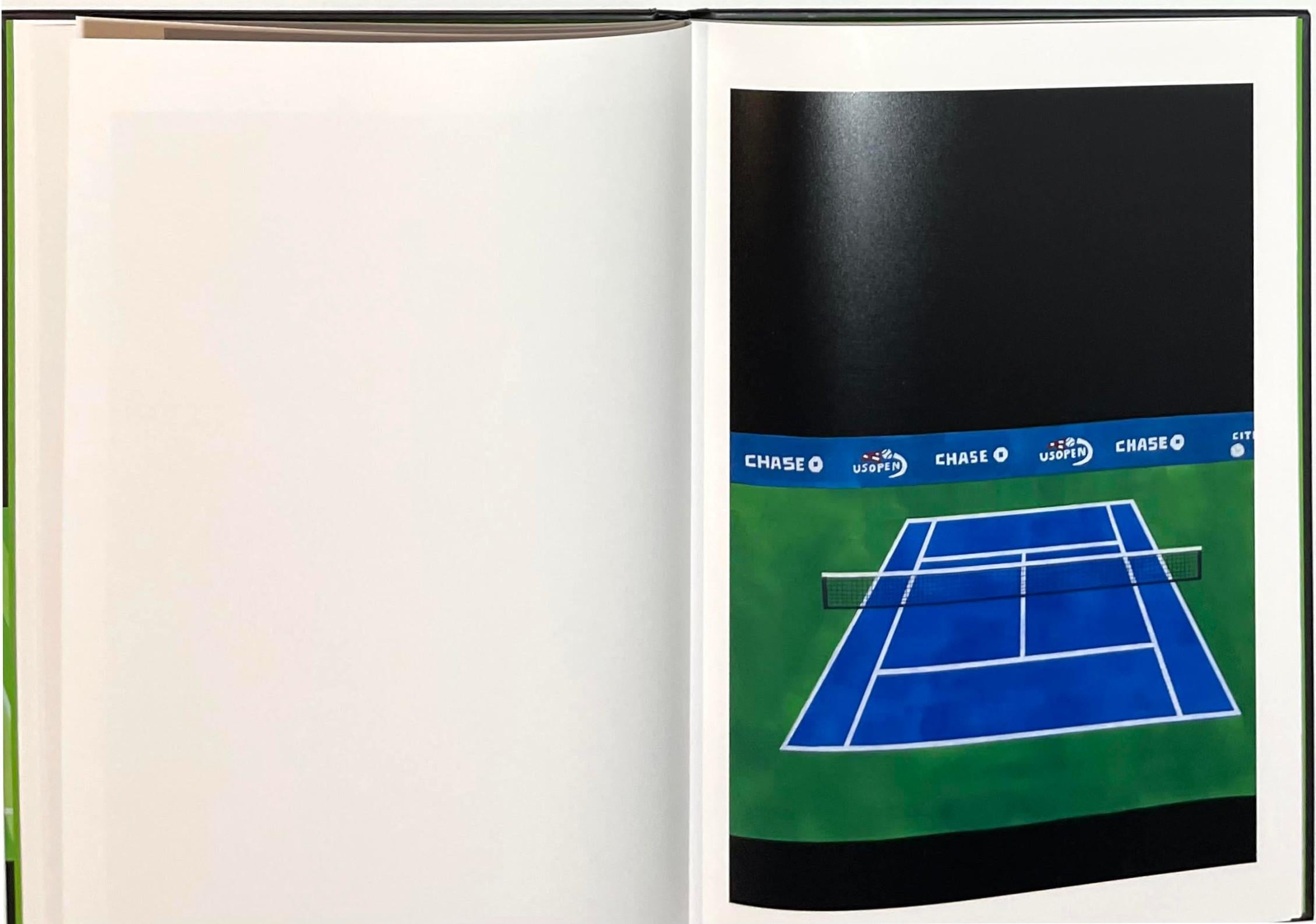 Jonas Wood 24 Tennis Court Drawings book (signed with 3 hand drawn tennis balls) For Sale 3