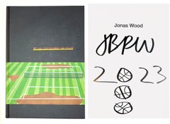 Used Jonas Wood 24 Tennis Court Drawings book (signed with 3 hand drawn tennis balls)