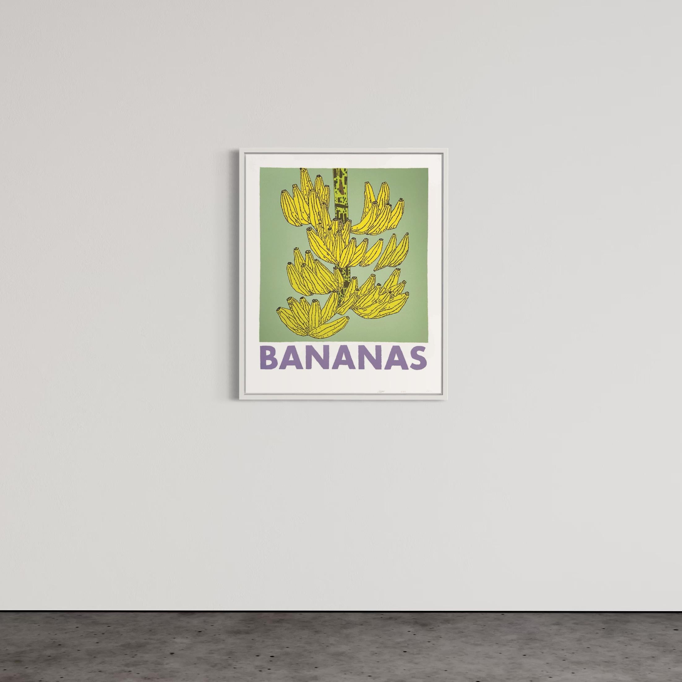 Jonas Wood, Banane - Stampa firmata, Arte contemporanea, Natura morta, Serigrafia 4