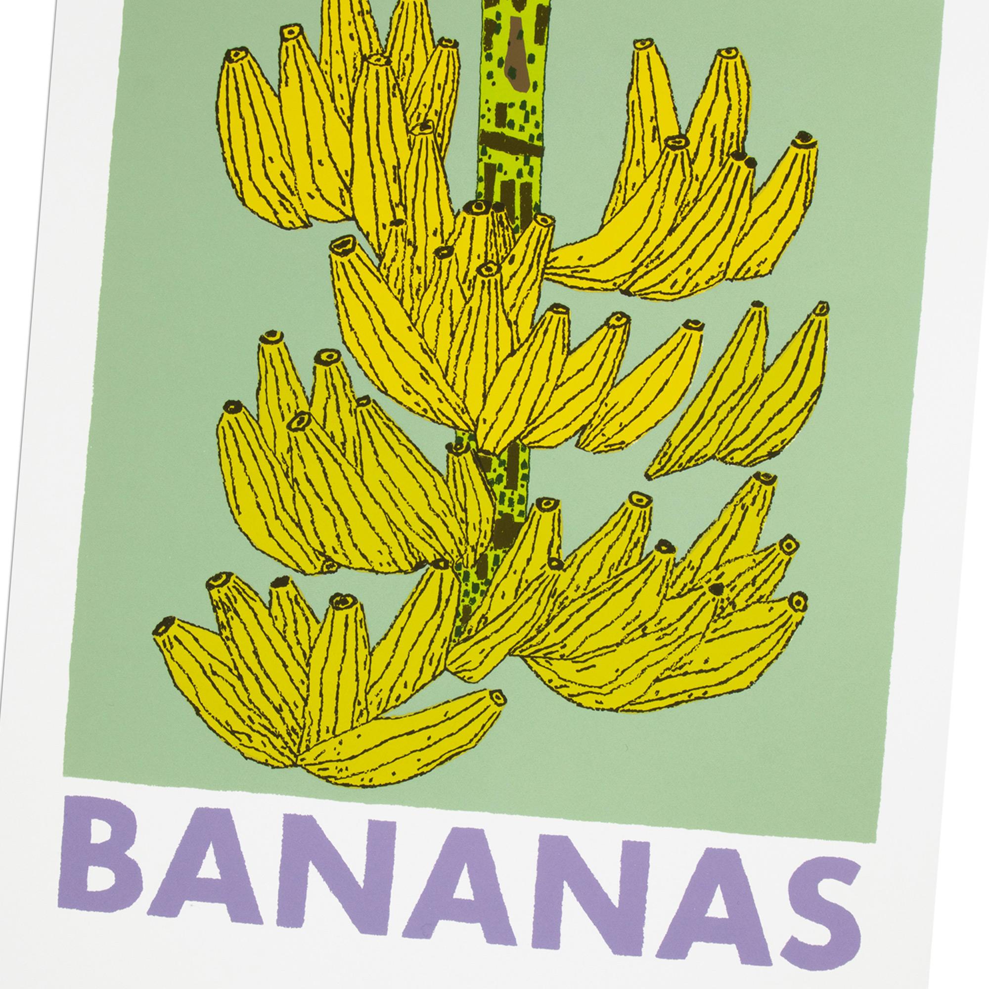 Jonas Wood, Banane - Stampa firmata, Arte contemporanea, Natura morta, Serigrafia 5