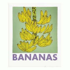Jonas Wood, Banane - Stampa firmata, Arte contemporanea, Natura morta, Serigrafia