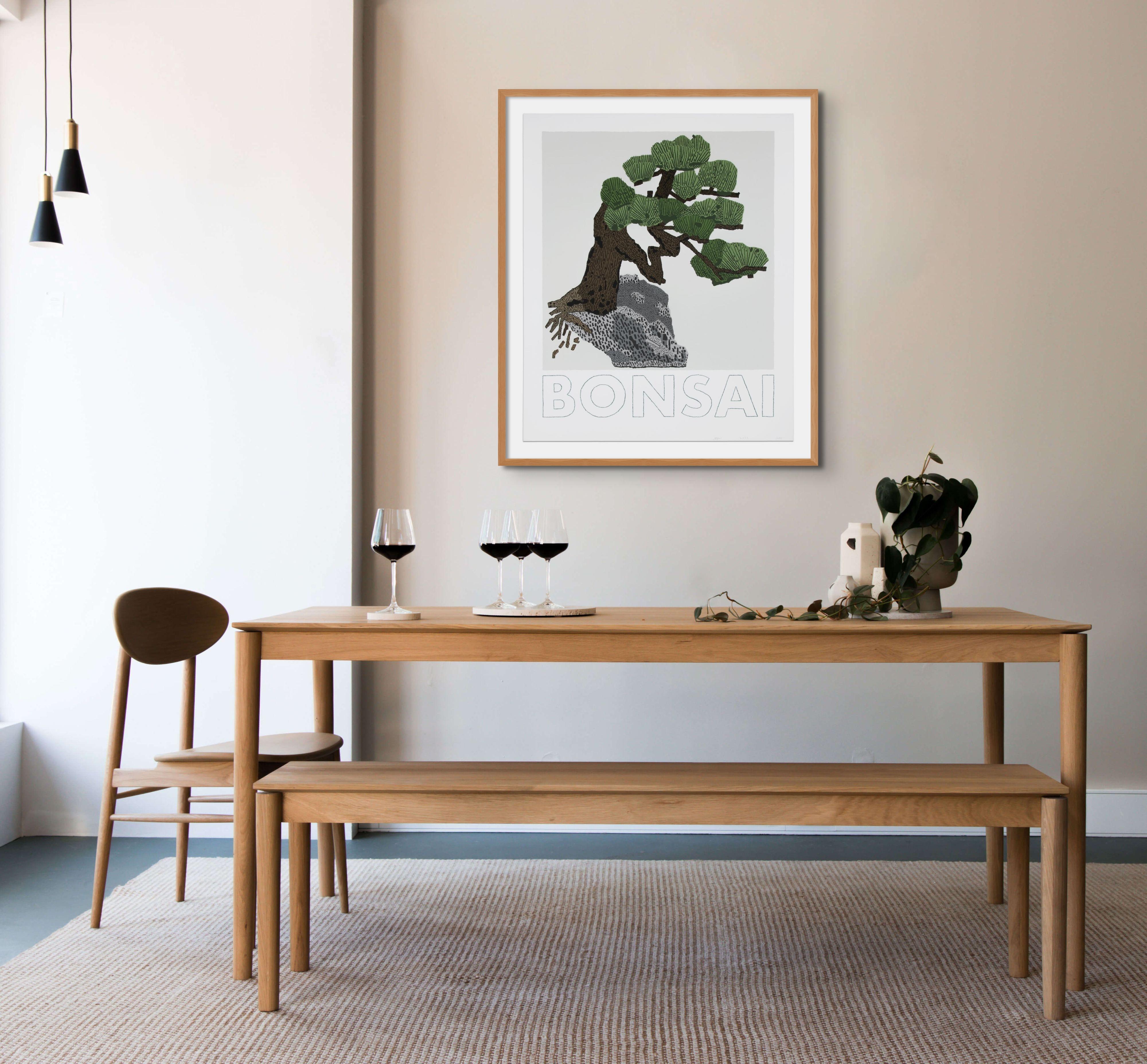 Jonas Wood, Bonsai - Signed Print, Contemporary Art, Still Life For Sale 2