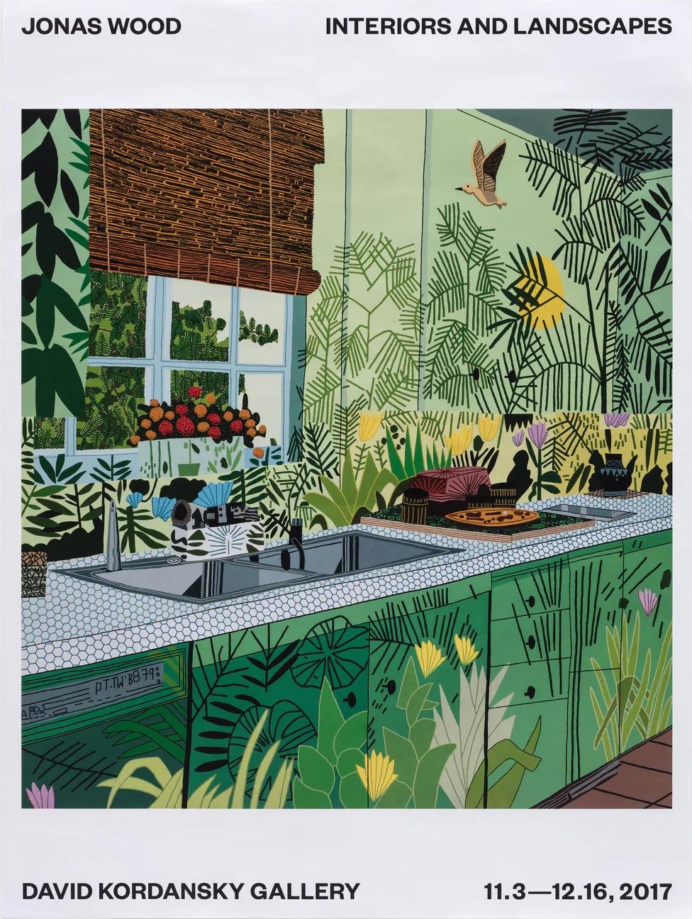 Jonas Wood
Interiors and Landscapes Exhibition Poster, 2017
Poster
24 × 18 in | 61 × 45.7 cm
