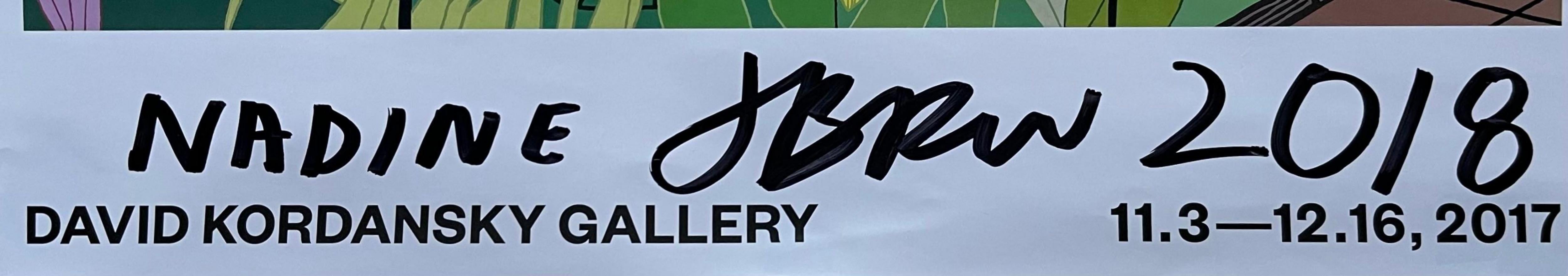 Jonas Wood, Interiores y Paisajes (Lt. Ed Póster firmado e inscrito a mano) en venta 1