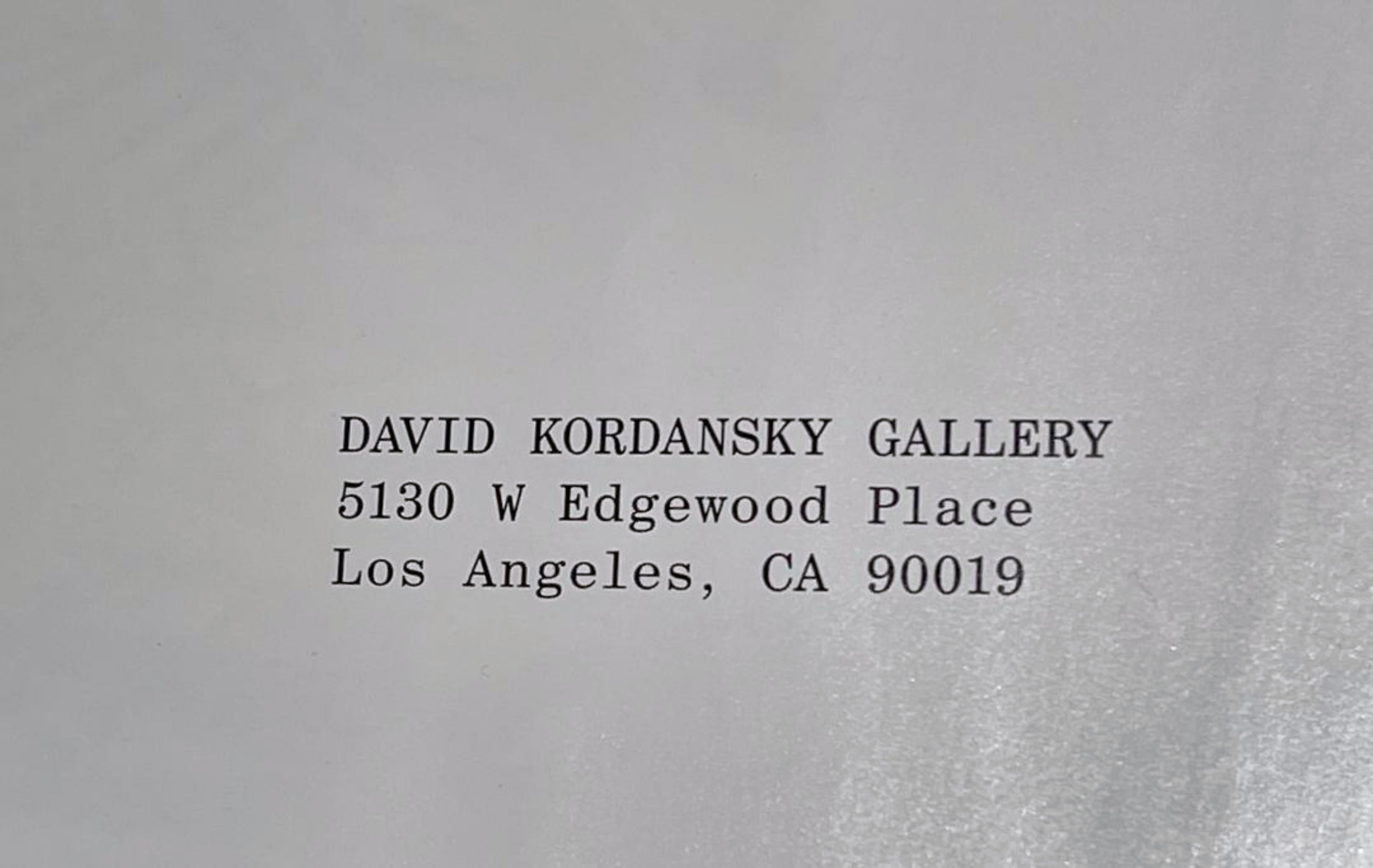 Jonas Wood, Interiores y Paisajes (Lt. Ed Póster firmado e inscrito a mano) en venta 2