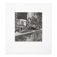 Jonas Wood, Jungle Kitchen: Signed Print, Contemporary Art, Etching, Aquatint