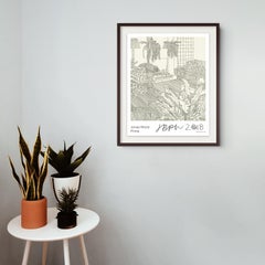 Jonas Wood 'Prints, 8 Etchings Exhibition Poster, 2018, Signed' 2018- Signed