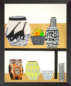 Jonas Wood Shelf Naturaleza muerta 2018 Serigrafía firmada Edición de 80 ejemplares