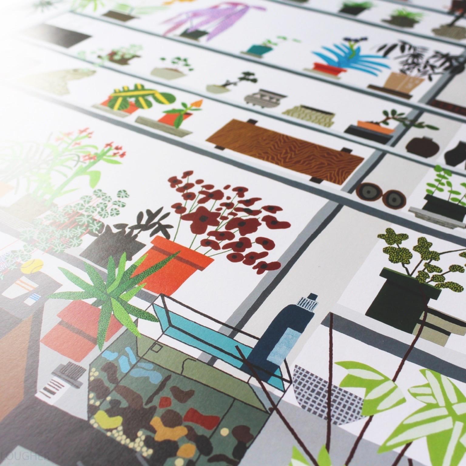Bodegón de estantería grande - Print Contemporáneo de Jonas Wood