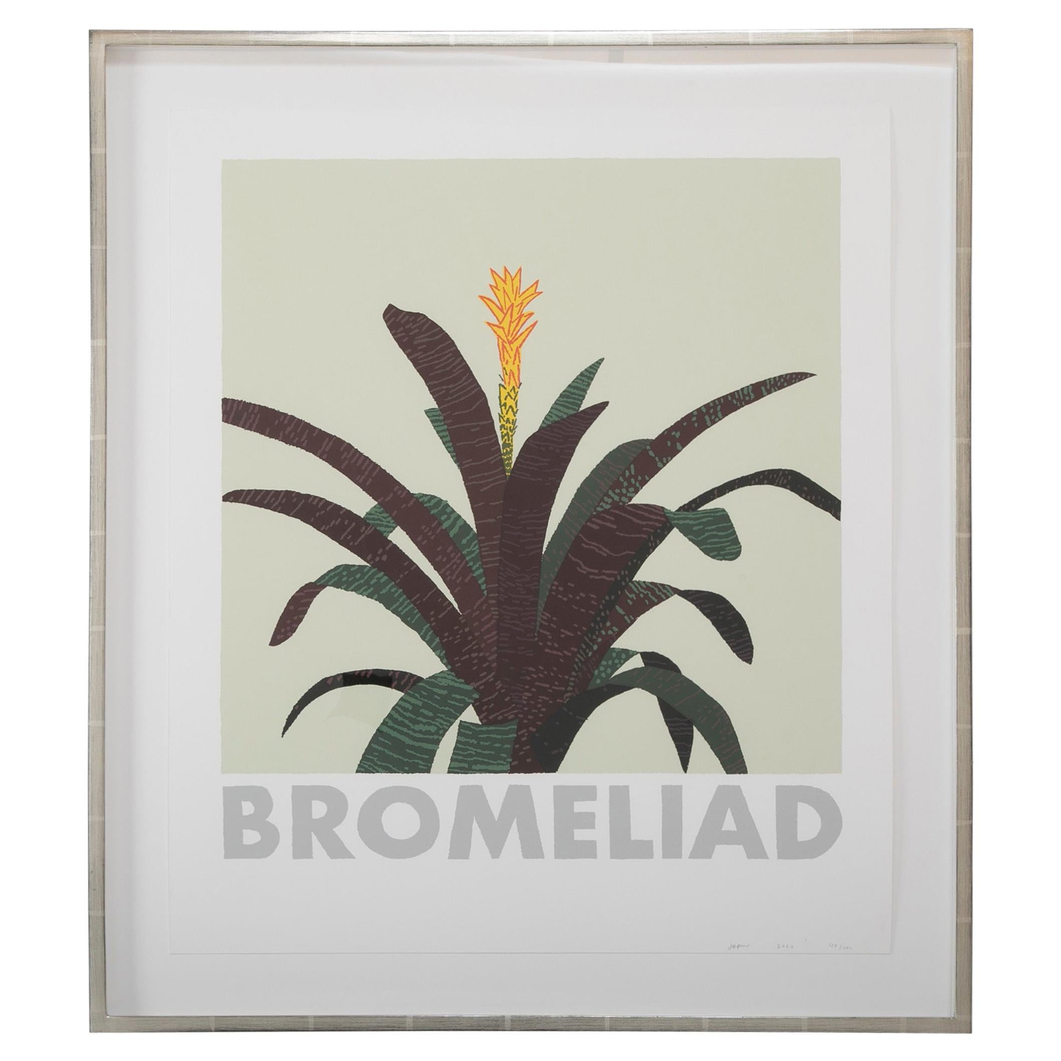 Jonas Wood "Bromeliad" 13 Color Screen Print