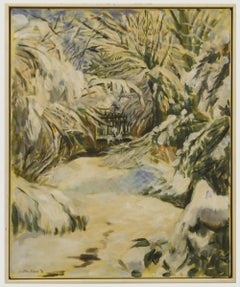 Jonathan Adams (1931-2005) - 1981 - Huile, Peinture de flocon de neige
