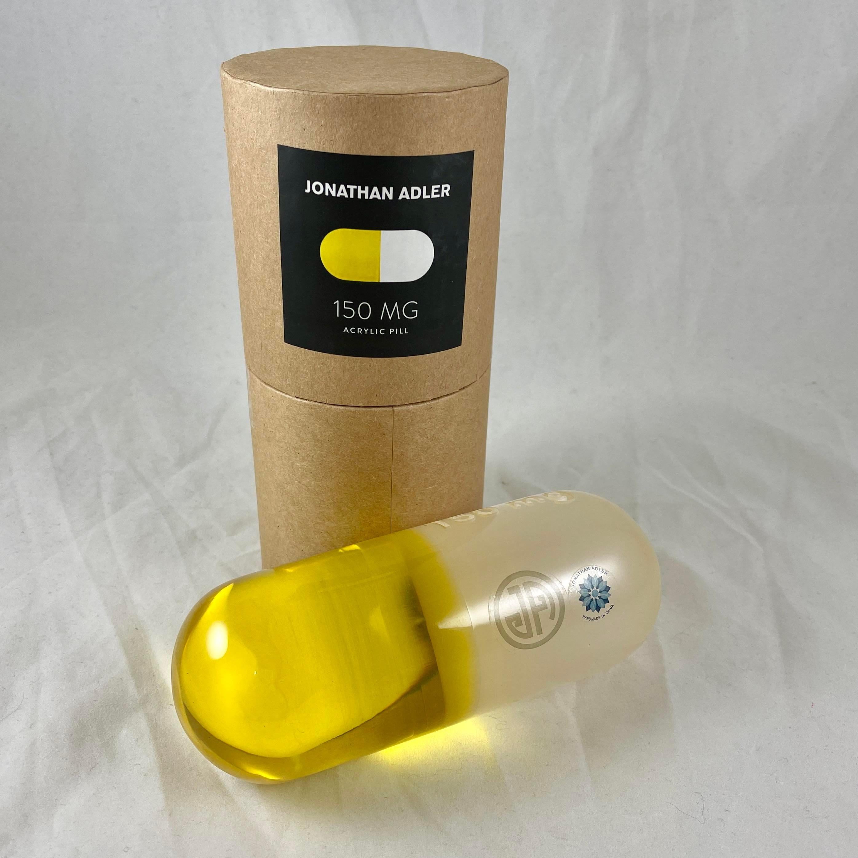 Get your daily prescription of surrealism with Jonathan Adlers’ lustrous homages to fab pharmaceuticals. Crafted from solid acrylic in poppy colors with laser-etched dosages. Use as a paperweight or as a sculptural piece.

Potter, designer and