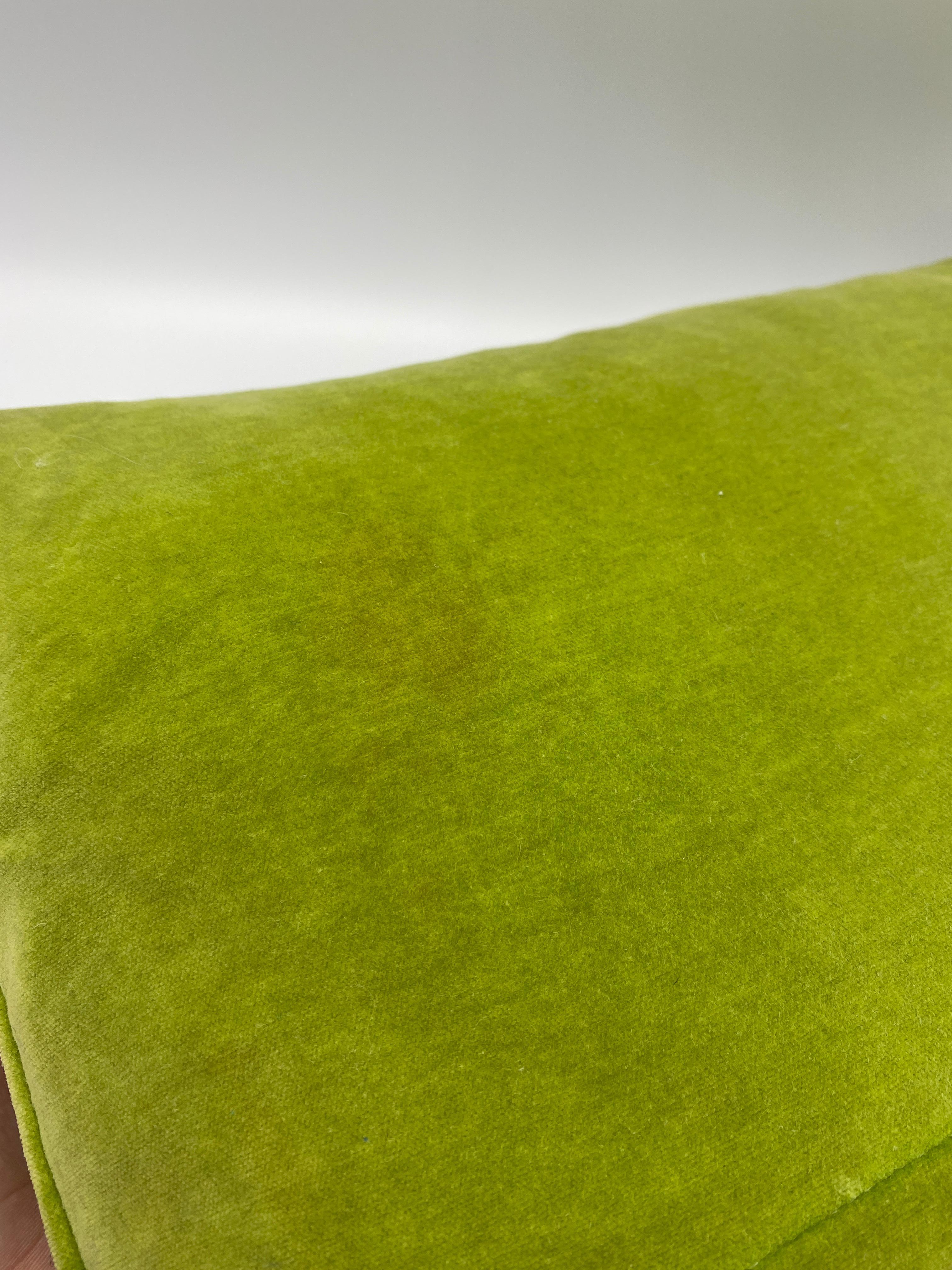 Jonathan Adler Blue, Green, and White Union Jack Needlepoint Pillow 2