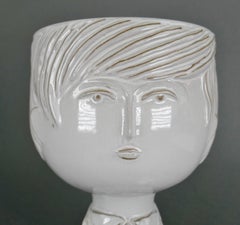 Vaso da fiori bifacciale uomo donna in ceramica Jonathan Adler