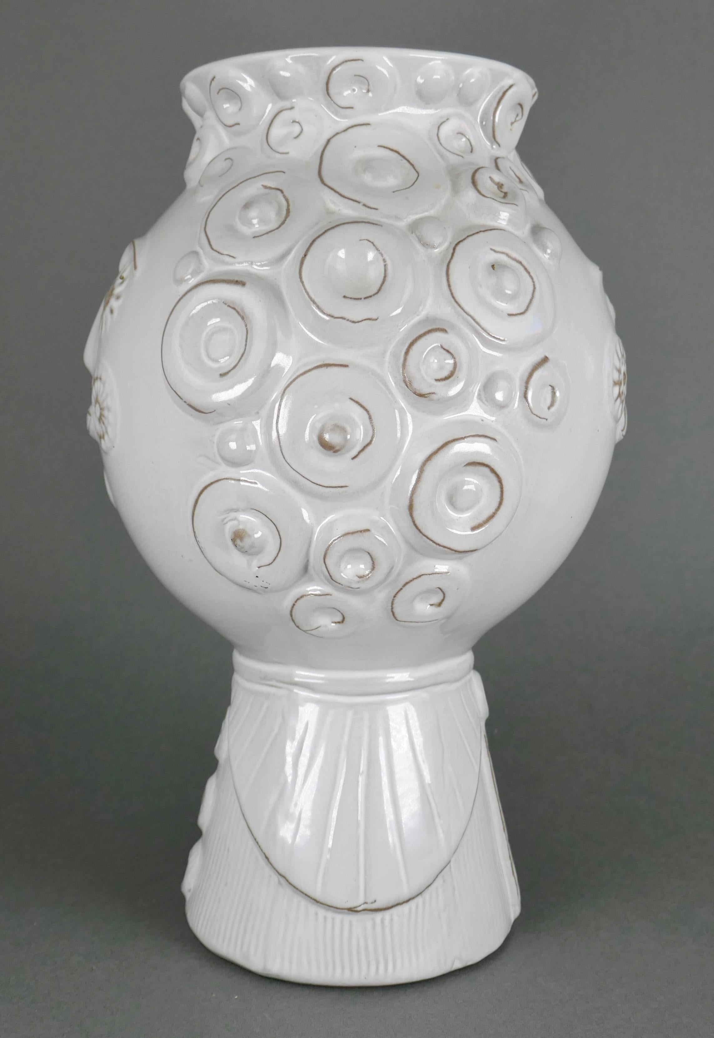 Peruviano Vaso da fiori in ceramica Jonathan Adler 