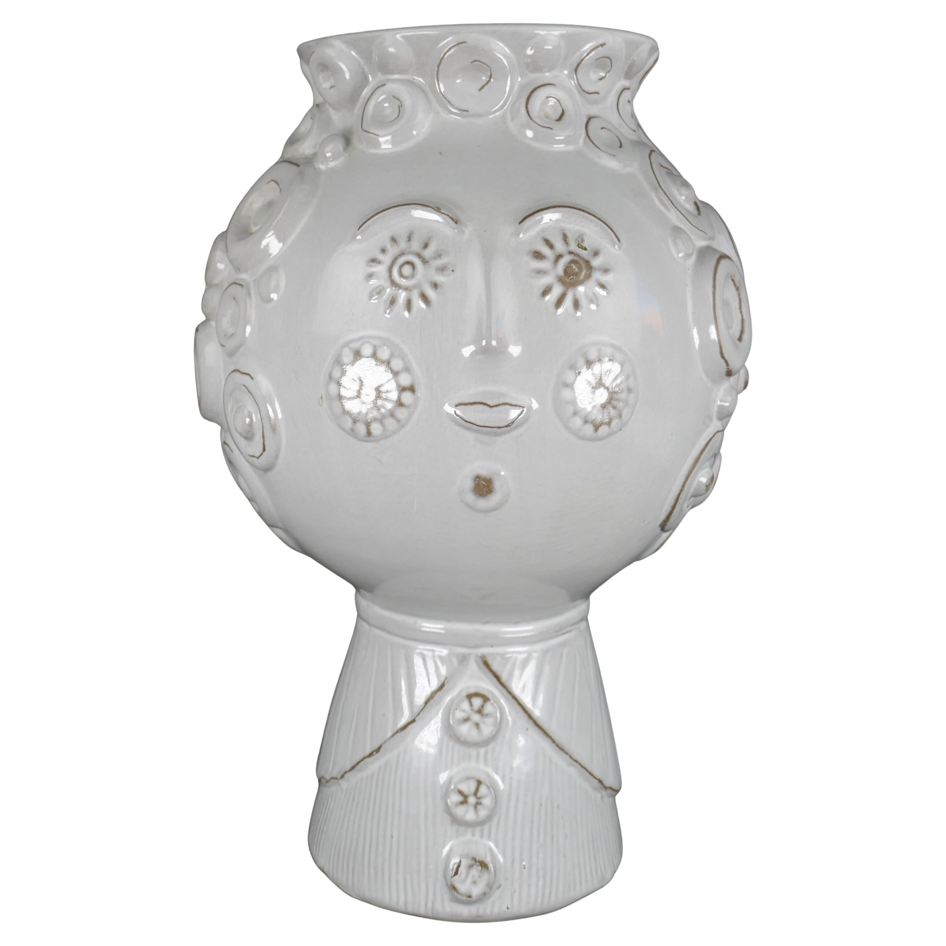 Jonathan Adler Ceramic "Utopia Collection" Man Woman Flower Vase