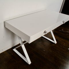 Jonathan Adler Channing Desk in White Lacquer