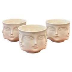 Jonathan Adler “Dora Maar Muse” Porcelain Planters — Set of Three