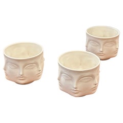 Jonathan Adler “Dora Maar Muse” Porcelain Planters — Set of Three