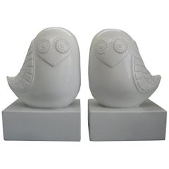 Jonathan Adler Happy Chic Lola Owl Bookends Sculpture