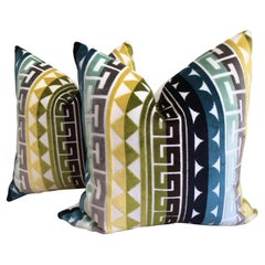 Almohadas rellenas de plumón "Seurat" de Jonathan Adler - a 22  Par