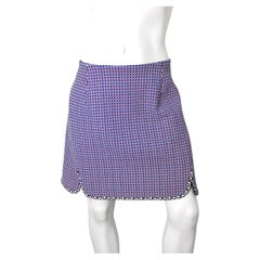 Jonathan Anderson for Christian Dior Geometric Print Mini Skirt