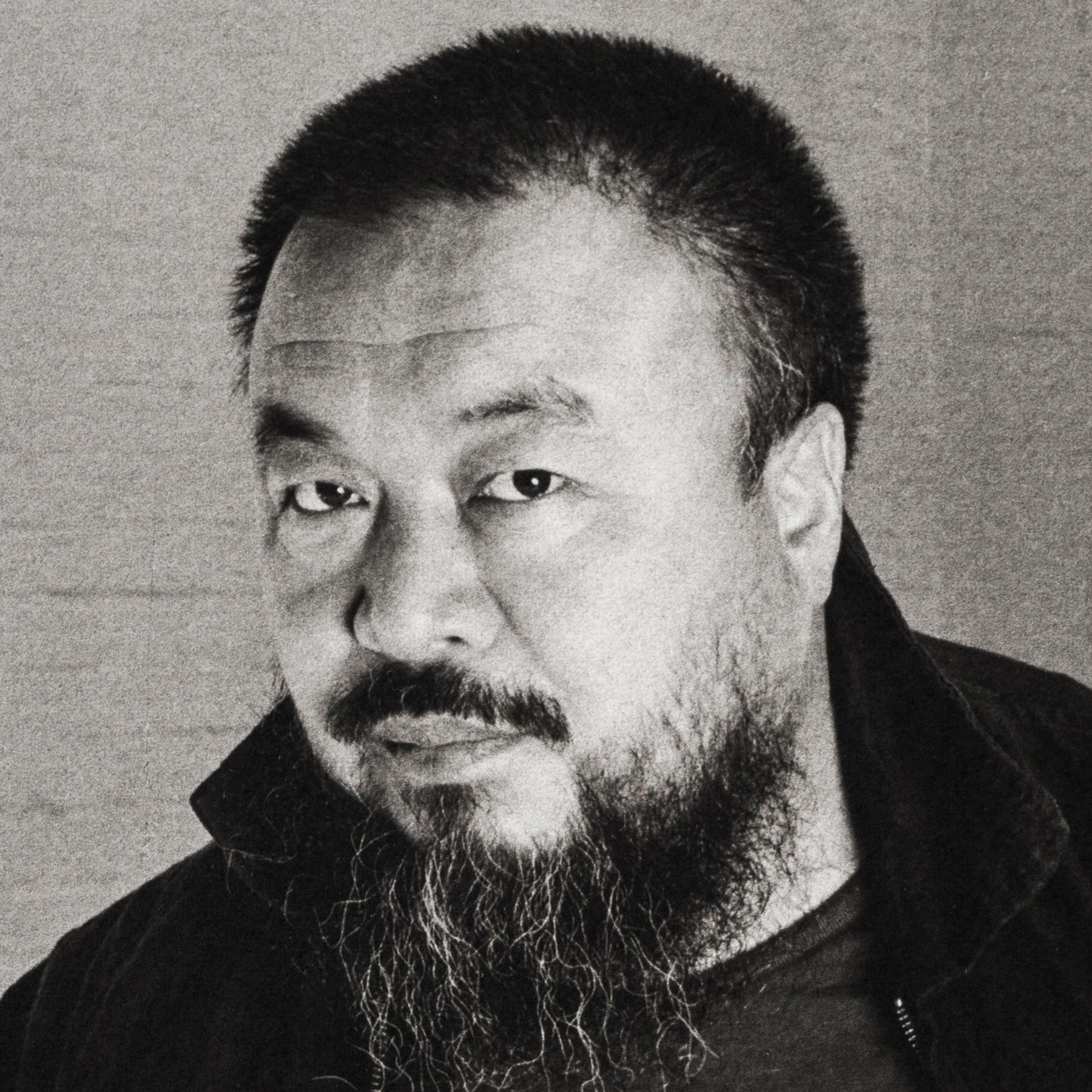 Ai Weiwei in his studio, Beijing, 12 May 2007 - Photograph by Jonathan Becker