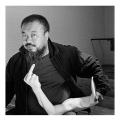 Ai Weiwei in his studio, Beijing, 12 May 2007
